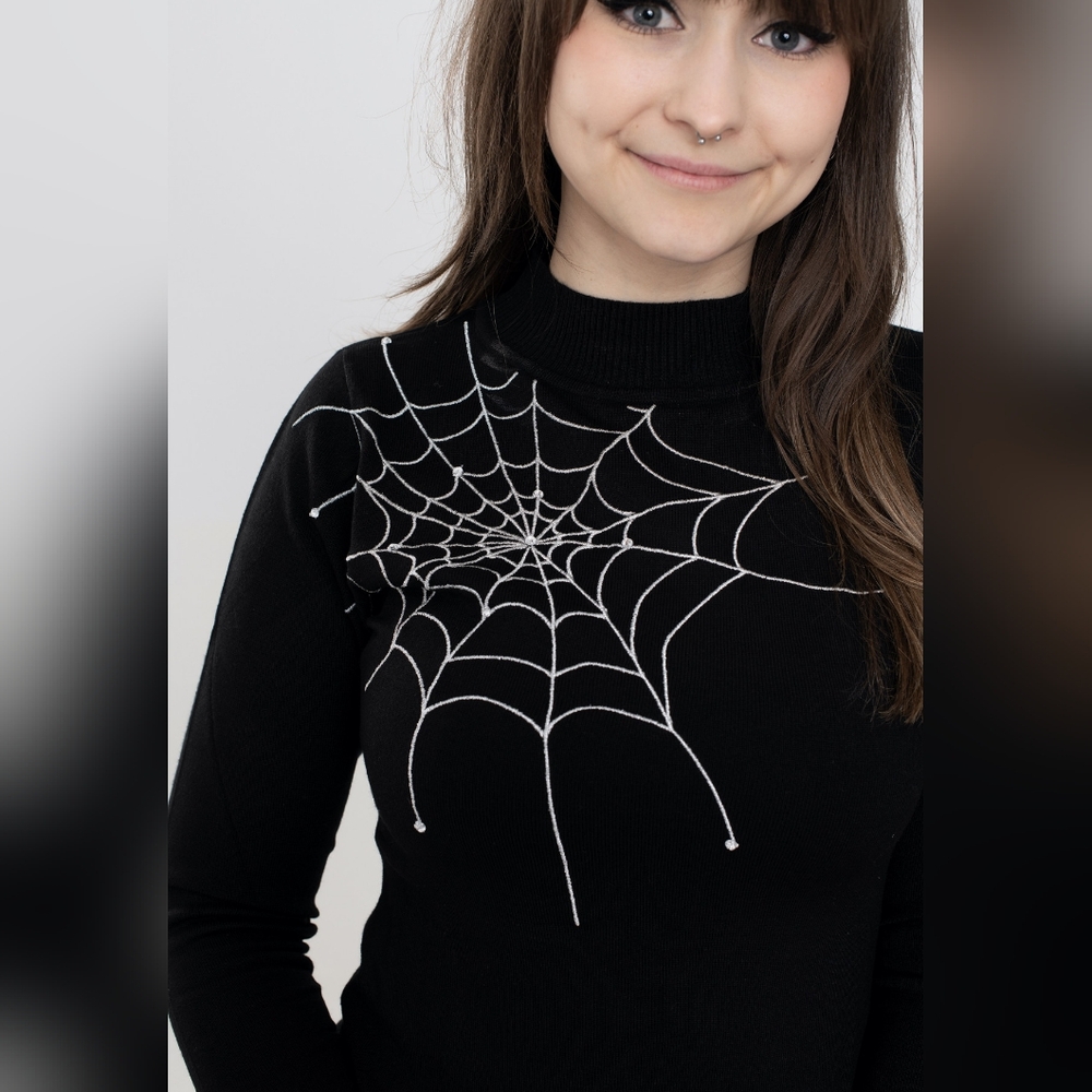 Voodoo VixenVV X Acid Doll Widow Black - Sweater